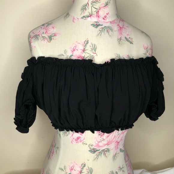 NWT Forever21 Strapless, Off the Shoulder Top - Picture 2 of 6